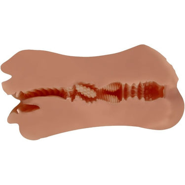 Masturbatore Duale Zoey in TPR – Realistico, Impermeabile e Stimolante